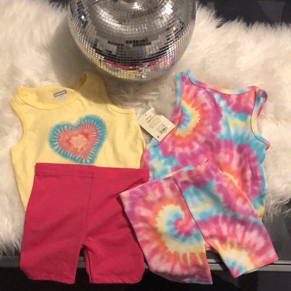 Girls 4 piece summer shorts set - Picture 2 of 4